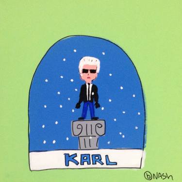 Karl Largerfeld snow globe thumb