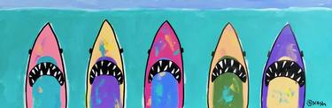 Print of Pop Art Fish Paintings by Brian Nash