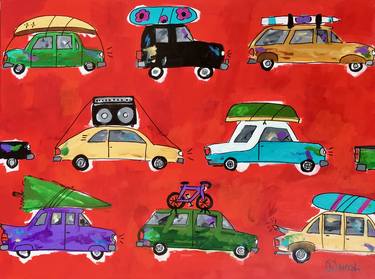 Print of Car Paintings by Brian Nash