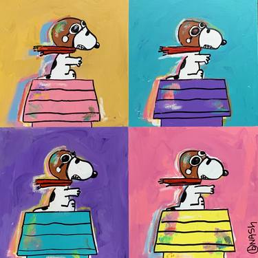 Print of Pop Art Dogs Paintings by Brian Nash