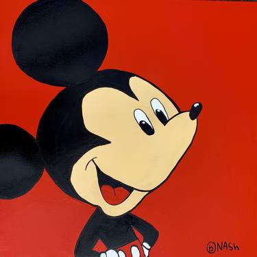 famous mickey mouse painting