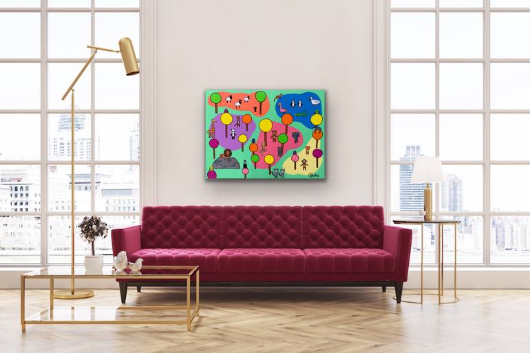 Original Pop Art Animal Painting by Brian Nash