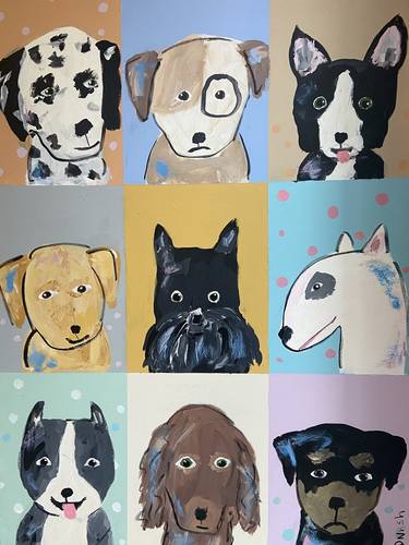 Original Pop Art Animal Paintings by Brian Nash