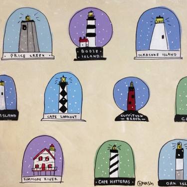 Lighthouse Snow Globes thumb