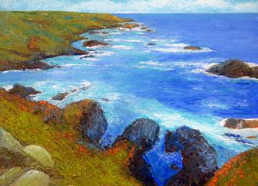 Print of Realism Seascape Paintings by Dai Wynn