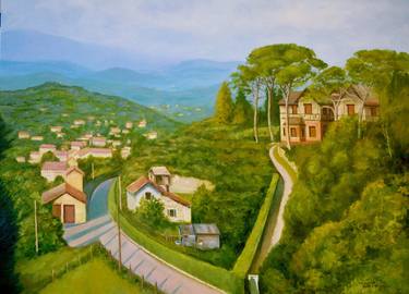 Print of Realism Landscape Paintings by Dai Wynn