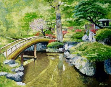 Original Realism Garden Paintings by Dai Wynn