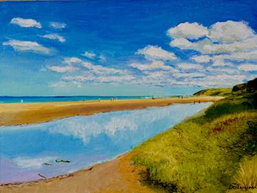 Original Realism Beach Painting by Dai Wynn