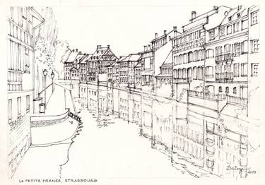 Original Realism Places Drawings by Dai Wynn