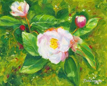 Print of Floral Paintings by Dai Wynn