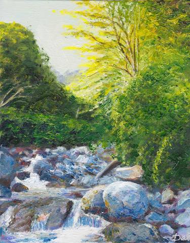 Print of Realism Nature Paintings by Dai Wynn
