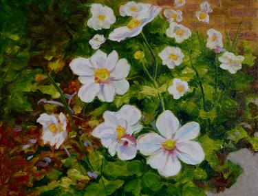 Print of Realism Floral Paintings by Dai Wynn