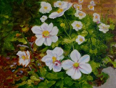 Print of Floral Paintings by Dai Wynn