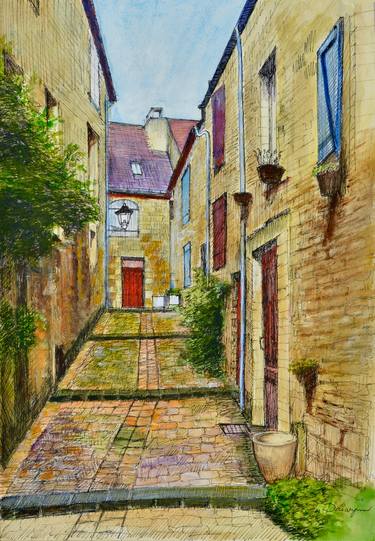 Print of Figurative Places Paintings by Dai Wynn