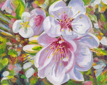 Print of Figurative Floral Paintings by Dai Wynn