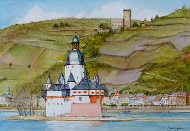 Castles on the Rhine River thumb