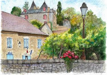 Limeuil Mairie on the Dordogne River thumb