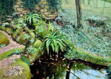 Original Garden Paintings by Dai Wynn