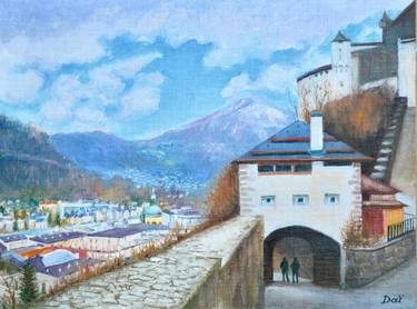 Hohensalzburg Fortress Gate, Salzburg, Austria thumb