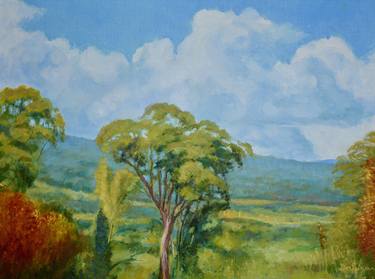 Print of Figurative Landscape Paintings by Dai Wynn