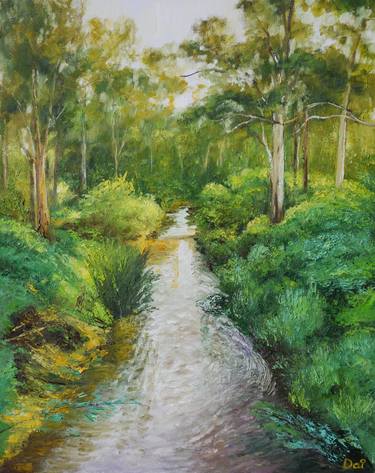 Print of Fine Art Landscape Paintings by Dai Wynn