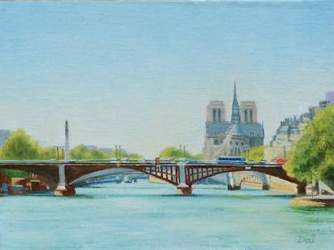 River Seine in Paris - le Pont de Sully thumb