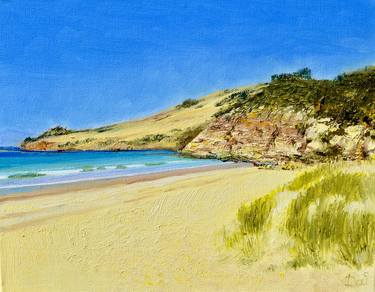 Print of Fine Art Beach Paintings by Dai Wynn