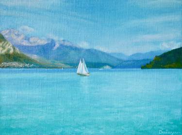 Original Sailboat Paintings by Dai Wynn