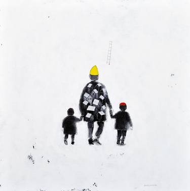 Original Conceptual Family Paintings by Peter Barelkowski