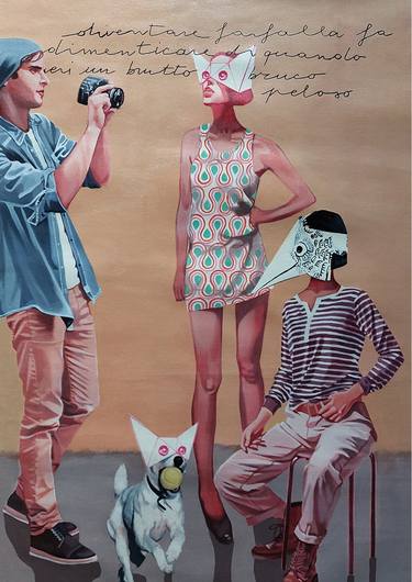 Original Contemporary People Painting by Romana Marzaduri