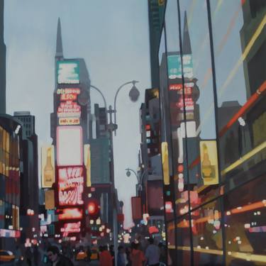 Original Expressionism Cities Paintings by Romana Marzaduri