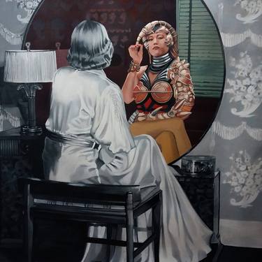 Original Realism People Paintings by Romana Marzaduri