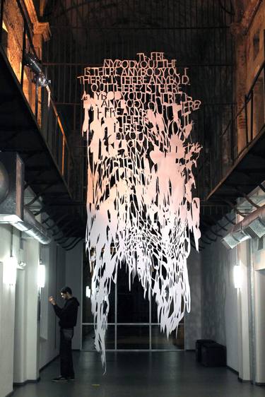 Original Typography Installation by Mane Gurmendez