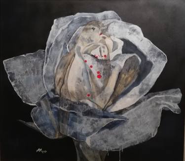 Original Figurative Floral Paintings by Adriana Micu