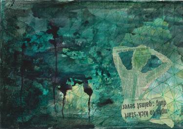 Original Abstract Nude Collage by Naga Nandini Dasgupta