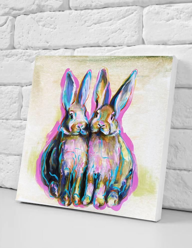 Original Contemporary Animal Painting by Randi Antonsen