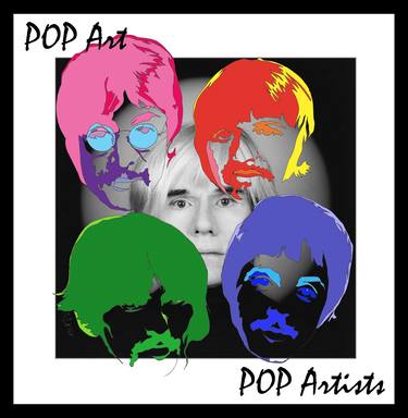 Original Pop Art Pop Culture/Celebrity Collage by SAMUEL VETA
