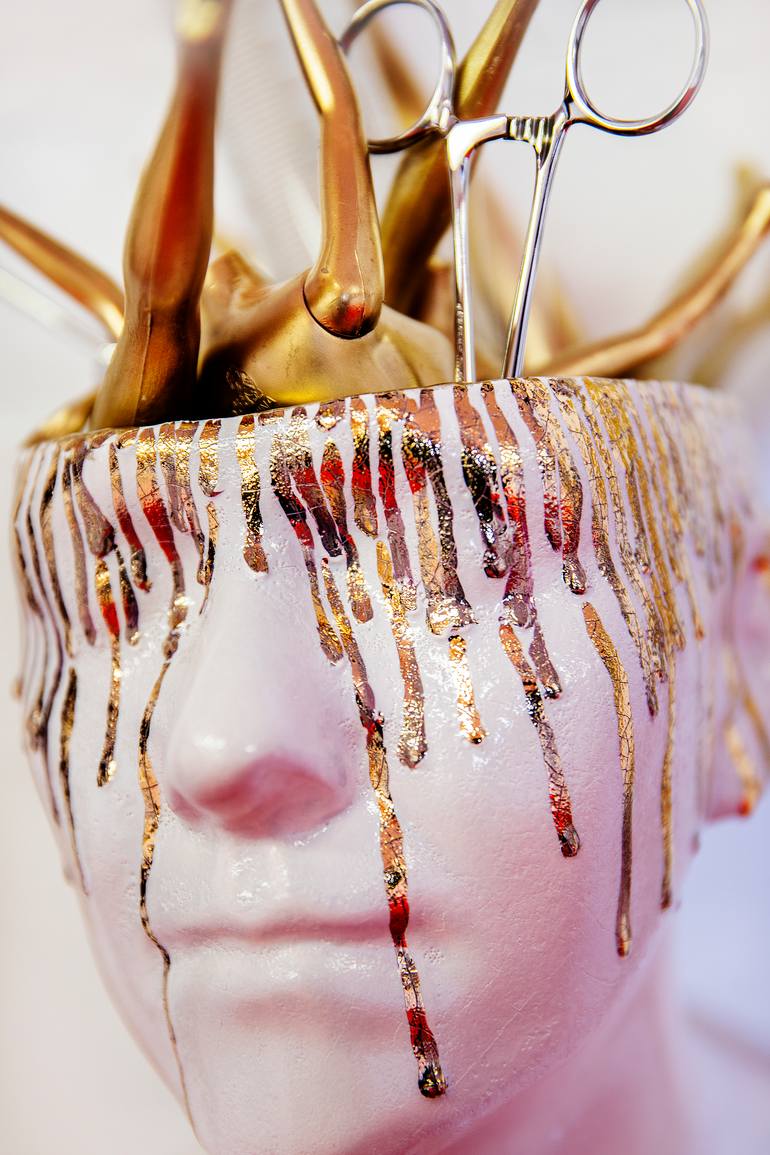 Original Conceptual People Sculpture by Cecilie Lind