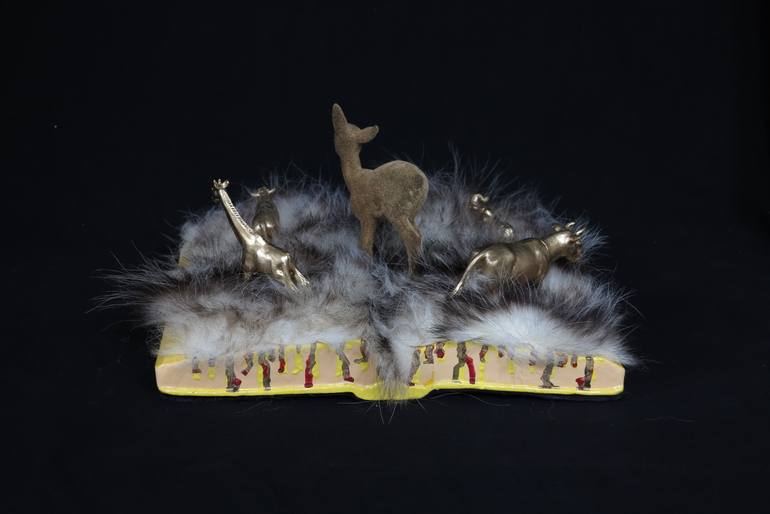 Original Conceptual Animal Sculpture by Cecilie Lind