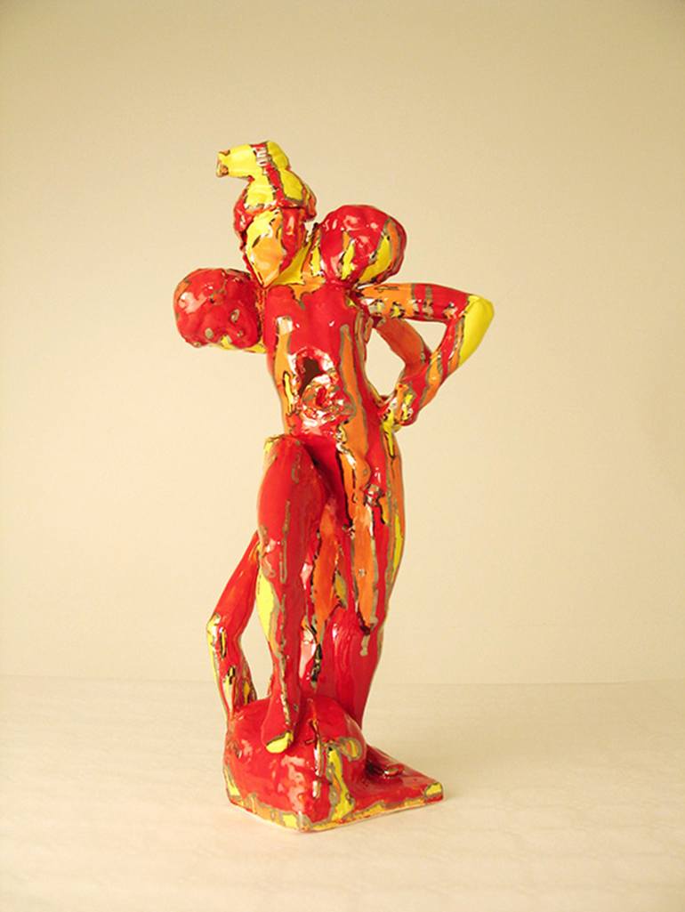 Original Surrealism Abstract Sculpture by Cecilie Lind