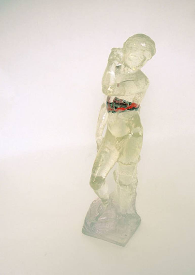 Original Surrealism Nude Sculpture by Cecilie Lind