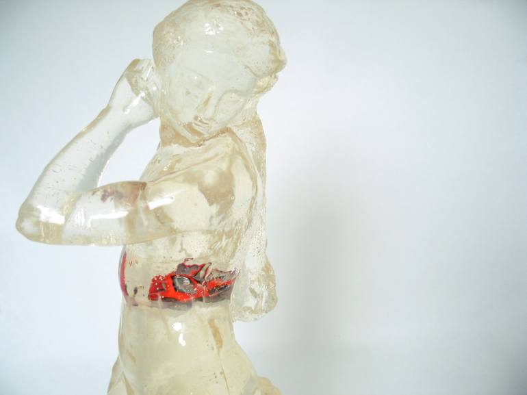 Original Surrealism Nude Sculpture by Cecilie Lind