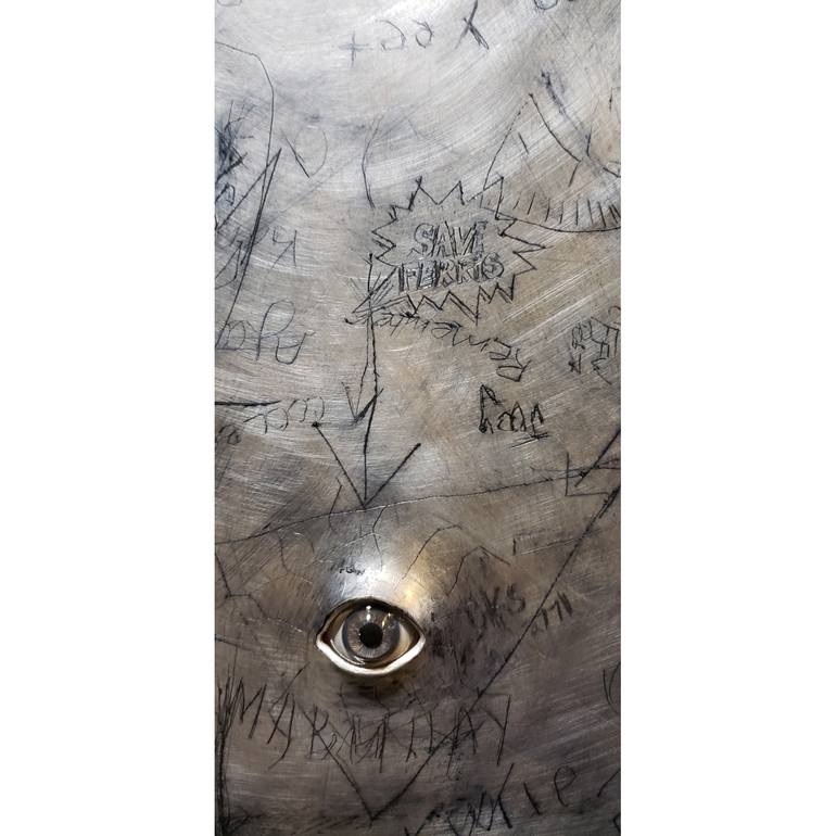 Original Conceptual Graffiti Sculpture by Daniel Romano