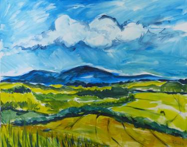 Original Expressionism Landscape Paintings by Karl Kaul