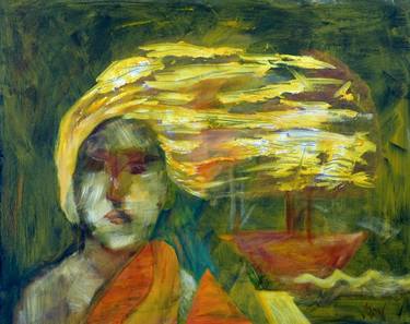 Original Expressionism Women Paintings by Karl Kaul