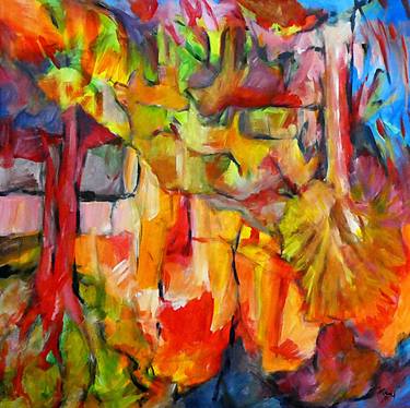 Original Abstract Expressionism Landscape Paintings by Karl Kaul