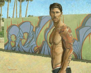 Original Figurative Men Paintings by Kent Neffendorf