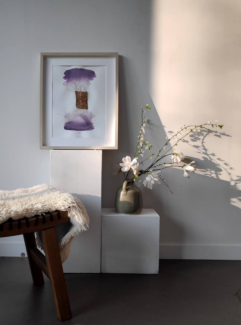 Original Abstract Painting by Isabelle Joubert