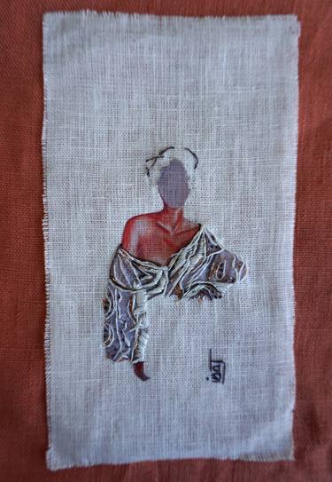 Print of Minimalism Portrait Mixed Media by Isabelle Joubert