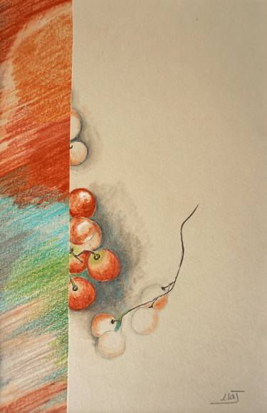 Print of Abstract Expressionism Food Drawings by Isabelle Joubert